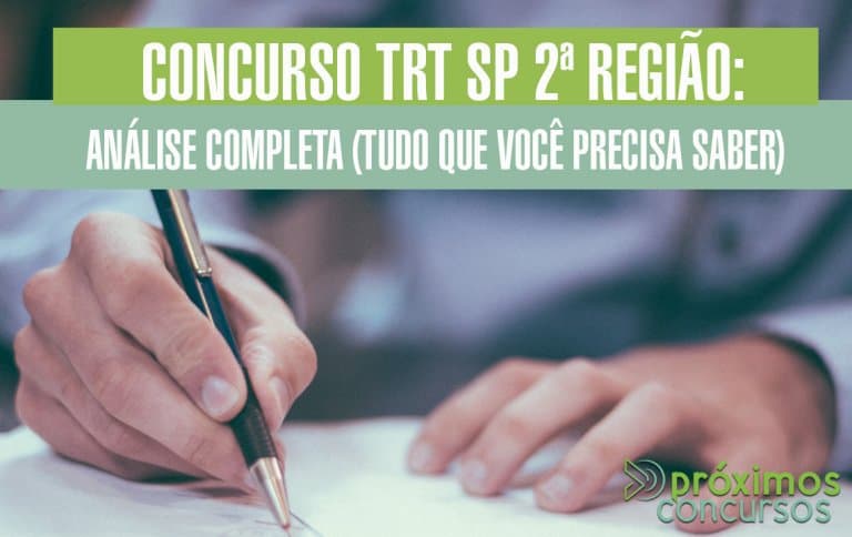 Concurso TRT SP 2ª Região 2018