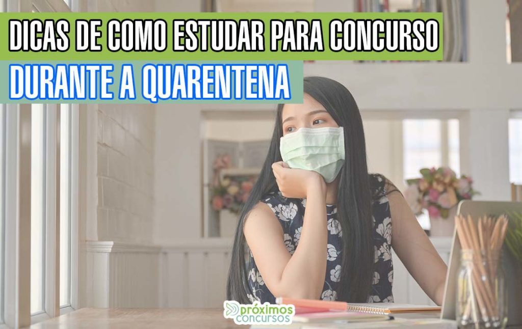 estudar para concurso durante a quarentena