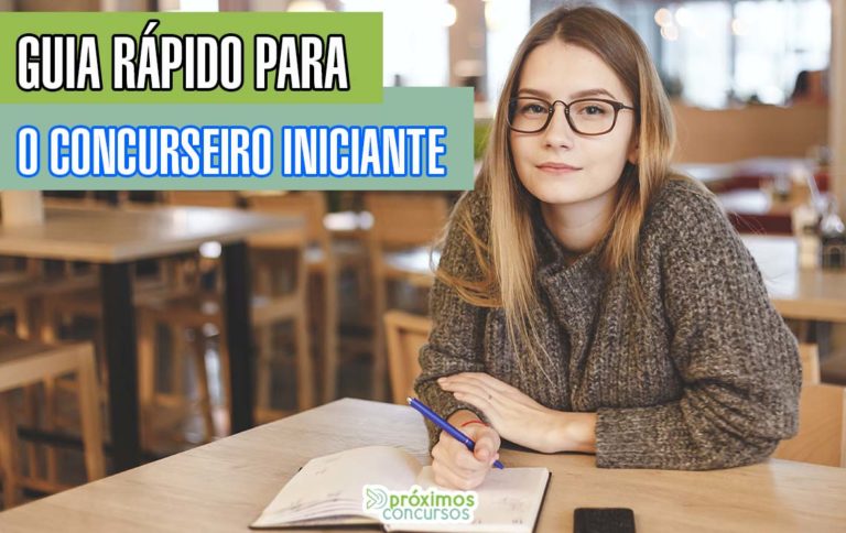 Guia rápido para o concurseiro iniciante