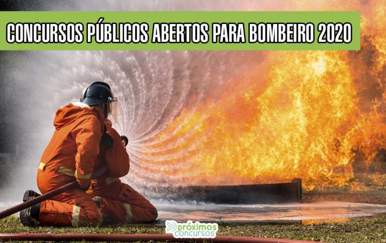 Concursos abertos Bombeiro