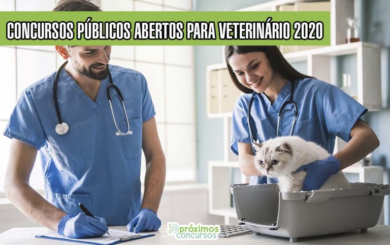 Concursos abertos Veterinário