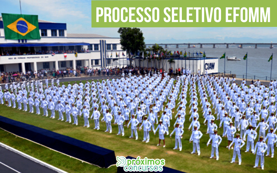 Processo Seletivo EFOMM: Edital publicado com 100 vagas