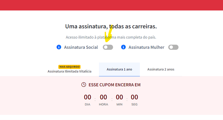 desconto assinatura social gran